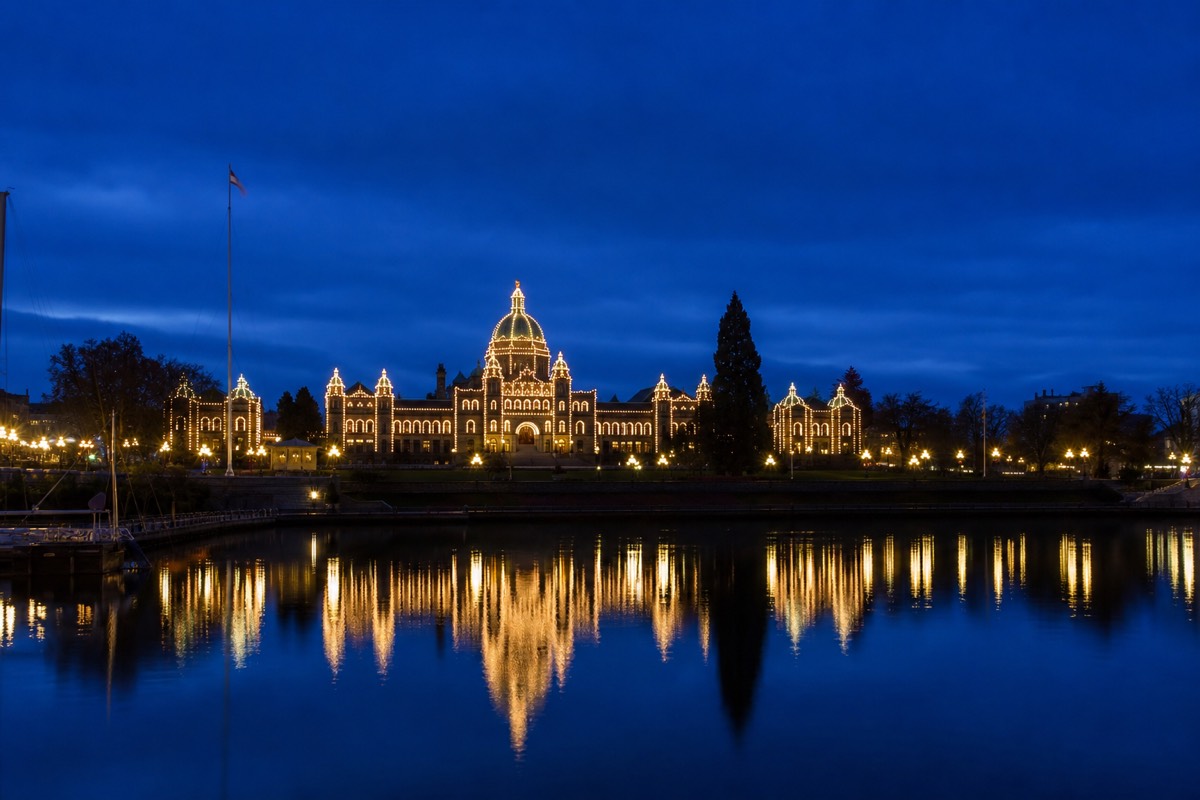 Victoria's Inner Harbour and the Parliament Buildings